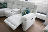 Owen Electric Recliner Sofa Beige Large Corner - Ready2Go Furniture