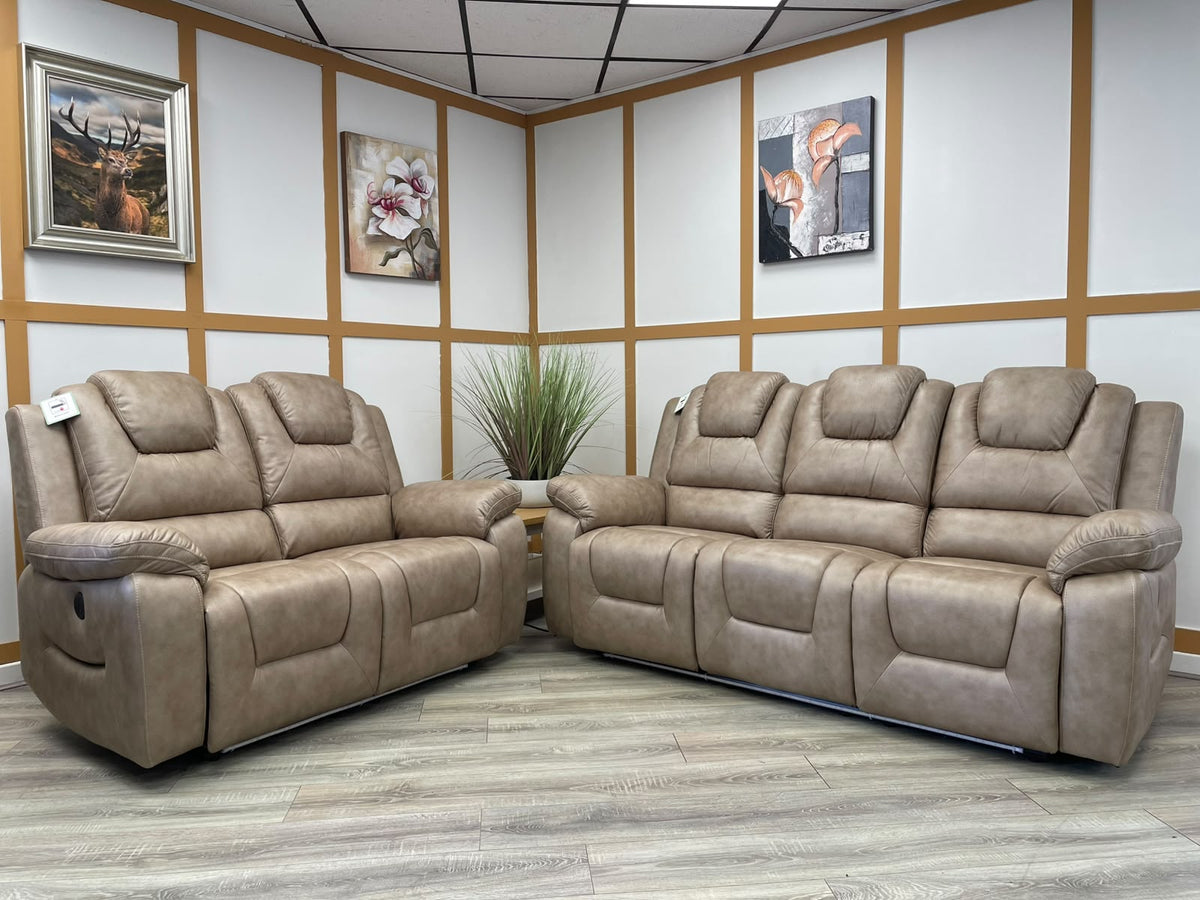 Marbella 3+2 Electric Recliner Sofa Set