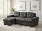 Palermo Universal Corner Sofabed Grey - Ready2Go Furniture