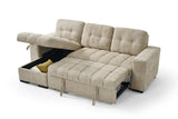 Palermo Universal Corner Sofabed Beige - Ready2Go Furniture