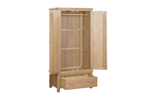 Marsden Wardrobe 2 Door Natural Oak (Nett)