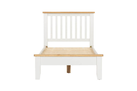 Cashmere Wooden Oak Trimmed Single Bed Shaker Style Legs
