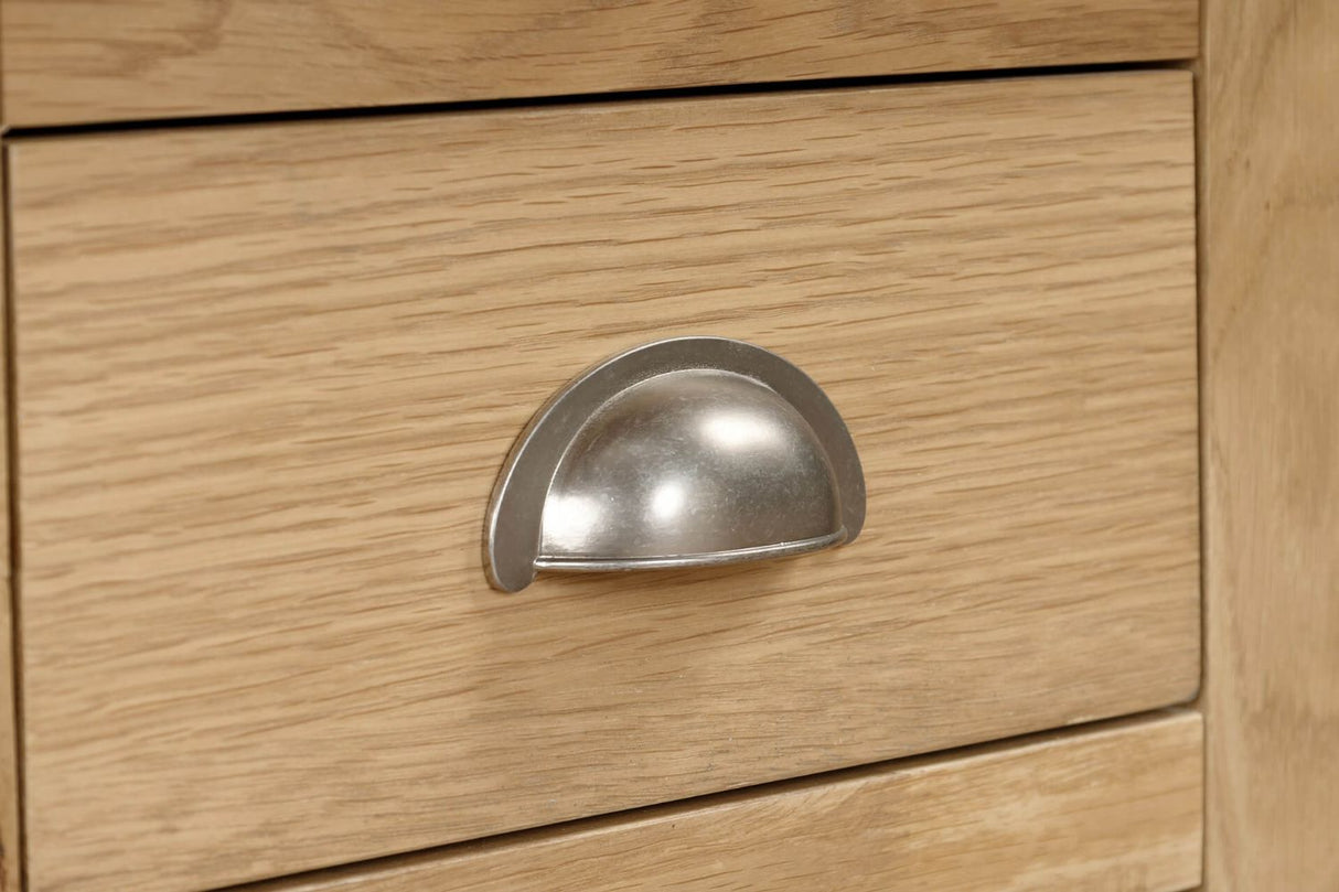 Marsden Bedside Table 3 Drawer Natural Oak (Nett)