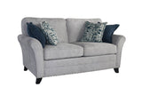 Pippa 2 Seater Fixed Silver (Nett)