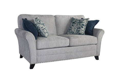 Pippa 2 Seater Fixed Silver (Nett)