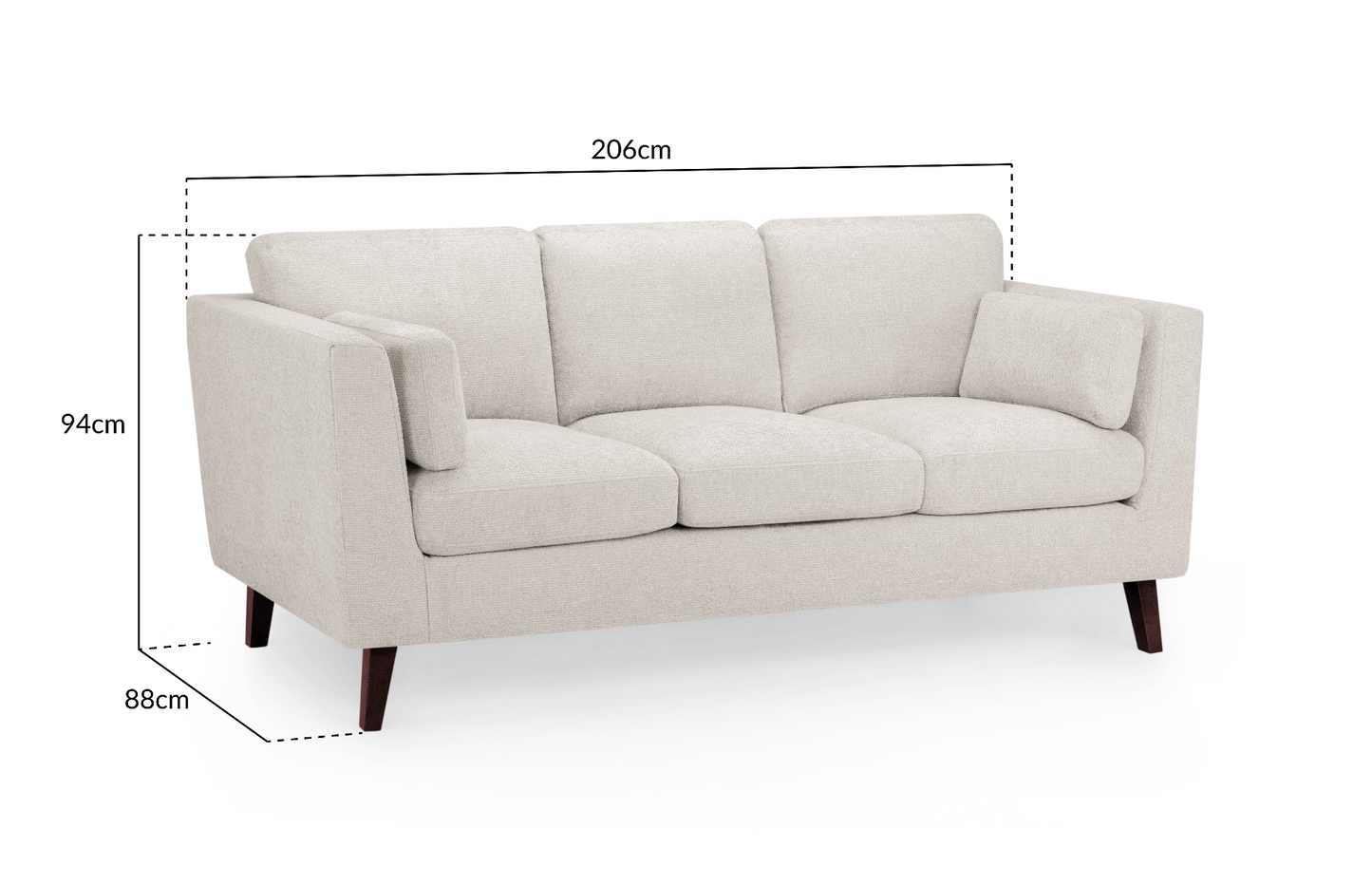 Bergen 3 Seater Sofa – Stylish & Comfortable Seating - Ready2GoFurniture