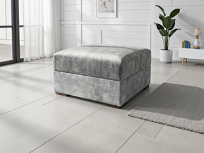 Serena Sofa Grey Footstool - Ready2Go Furniture
