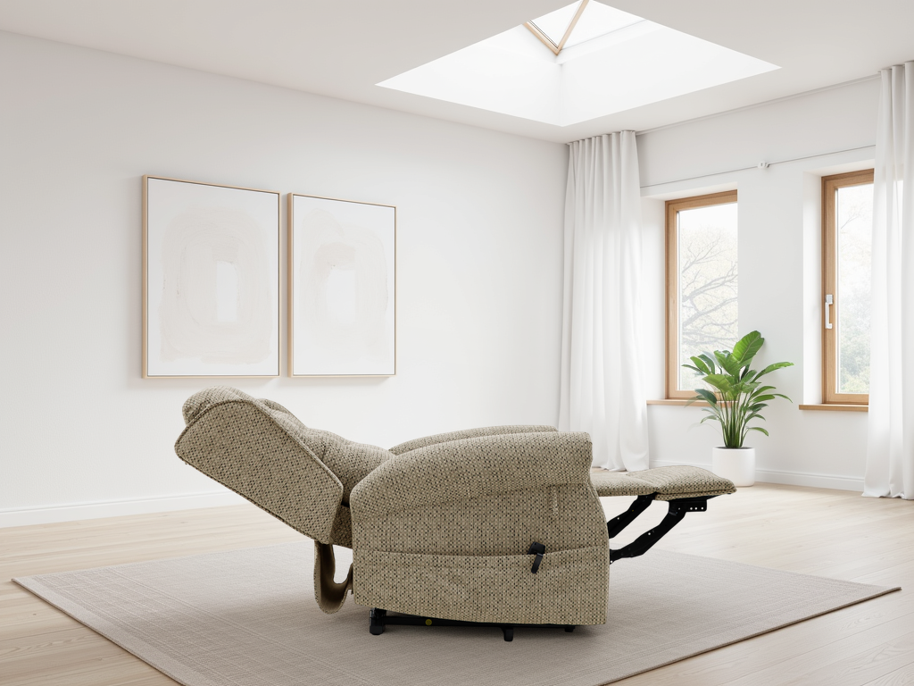 Sienna Rise and Recline Chair Mink - Ready2Go Furniture