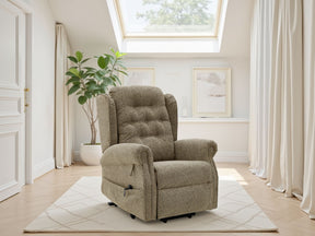 Mink Chenille Fabric Electric Lift Riser Recliner Chair