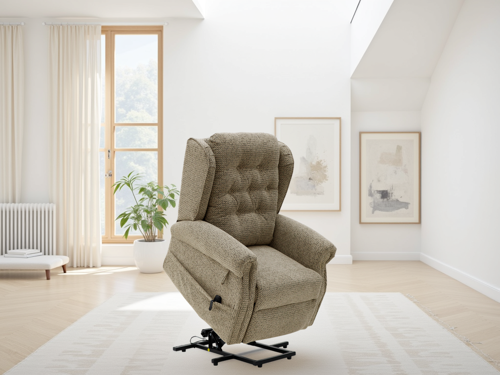Sienna Rise and Recline Chair Mink - Ready2Go Furniture