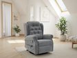 Sienna Rise and Recline Chair Grey - Ready2Go Furniture