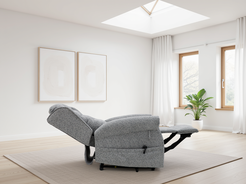 Sienna Rise and Recline Chair Grey - Ready2Go Furniture