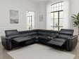 Somerville Electric Recliner Sofa Black Large Corner - Ready2Go Furniture