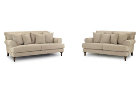 Zagreb 3 & 2 Seater Sofa Set – Classic Elegance & Comfort - Ready2GoFurniture 
