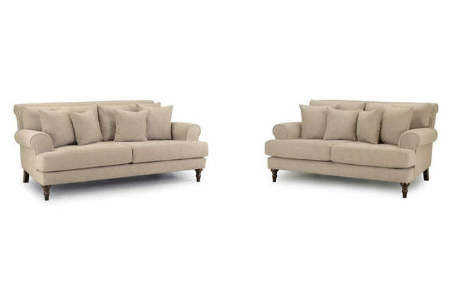 Zagreb 3 & 2 Seater Sofa Set – Classic Elegance & Comfort - Ready2GoFurniture 
