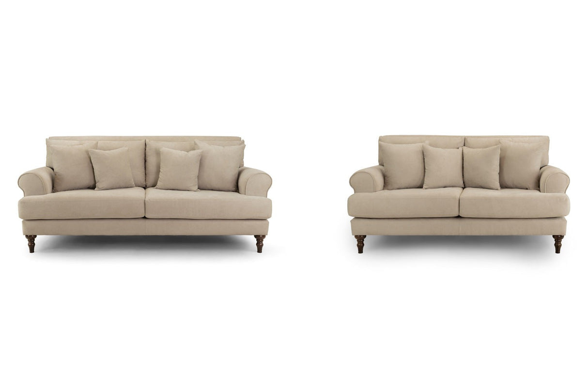 Zagreb 3 & 2 Seater Sofa Set – Classic Elegance & Comfort - Ready2GoFurniture 