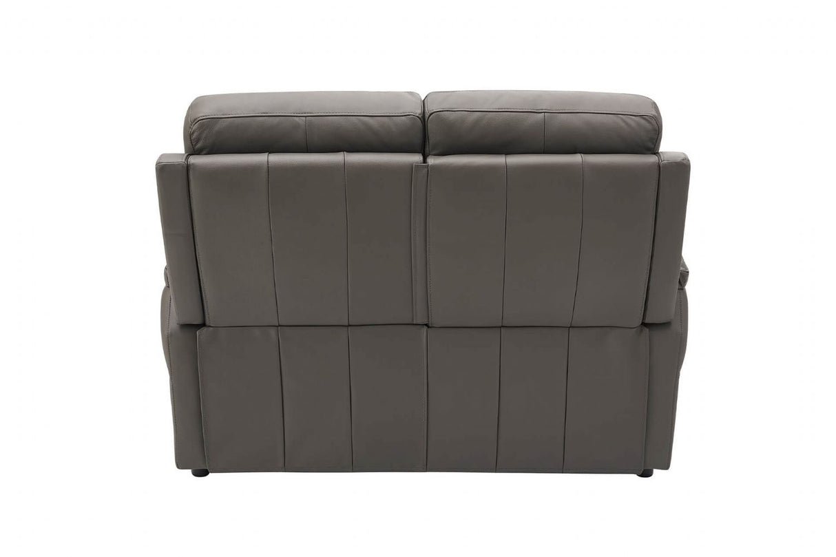 Truffle Leather Upholstered 2 Seater Sofa