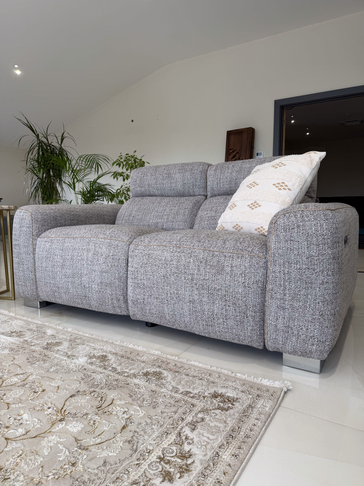 Toronto Electric Recliner Beige 2 Seater - Ready2Go Furniture