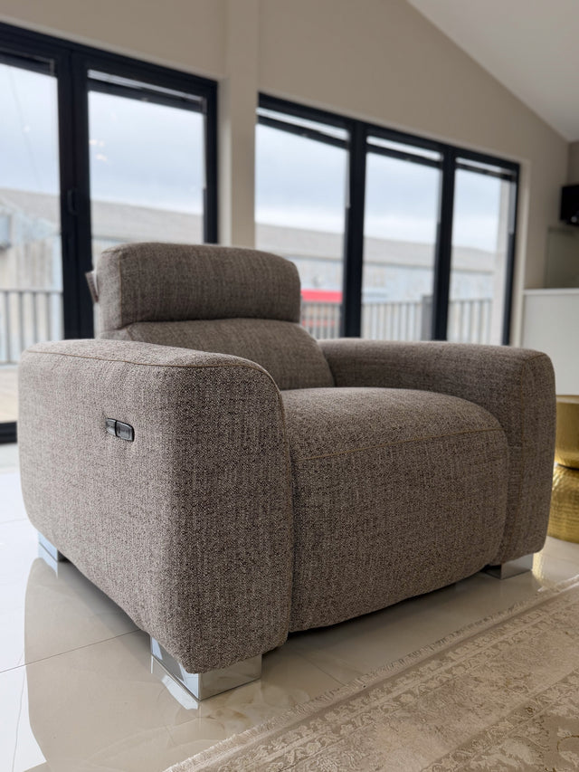 Toronto Electric Recliner Beige Armchair - Ready2Go Furniture