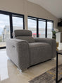 Toronto Electric Recliner Grey Armchair - Ready2Go Furniture