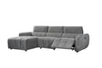 Turin Electric Recliner Sofa Charcoal Left Hand