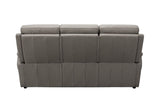 Truffle Leather Large 3 Seater Sofa with Cushioned Arms