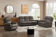 Truffle Leather Large 3 Seater Sofa with Cushioned Arms
