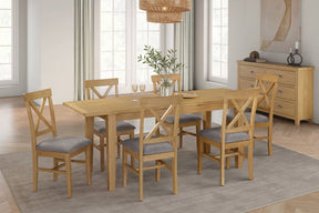 Marsden Dining Table Extending 1600 2000 Natural Oak (Nett)