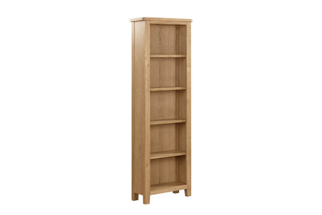 Marsden Bookcase Low Wide Natural Oak (Nett)