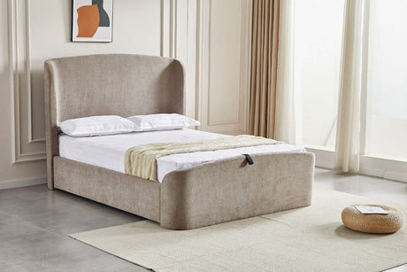 Blaire 5' Ottoman Bed Beige (Nett)