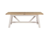 Doune Refectory Dining Table 19002350 Extending Taupe