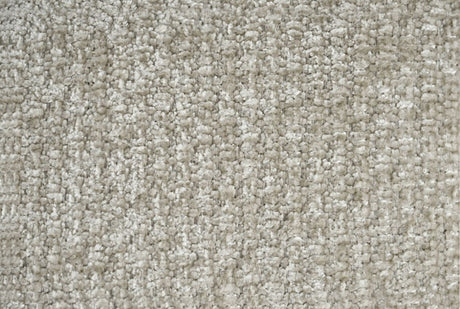 Beige Fabric Channel Tufted Design 2 Seater Sofa
