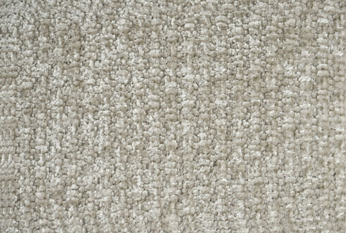 Beige Fabric Channel Tufted Design 3 Seater Sofa