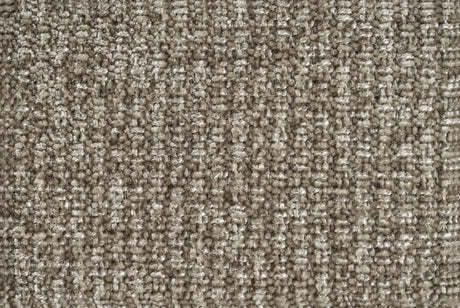 Mocha Fabric Channel Tufted Design 3 Seater Sofa