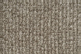 Mocha Fabric Channel Tufted Design 2 Seater Sofa