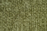 Olive Green Fabric Channel Tufted Design 2 Seater Sofa
