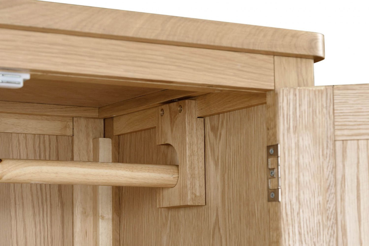 Marsden Wardrobe 2 Door Natural Oak (Nett)
