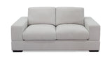 Ivory Fabric 3+2 Seater Standard Back Sofa Set