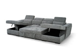 Alaya Sofabed Grey U Shape Corner