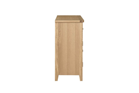 Natural Oak 3 Door 3 Drawer Large Sideboard