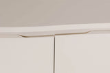 Putty Wooden 3 Door Large TV Cabinet with LED Lighting
