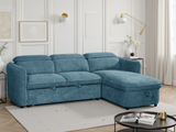 Capri Sofabed Blue Universal Corner - Ready2Go Furniture