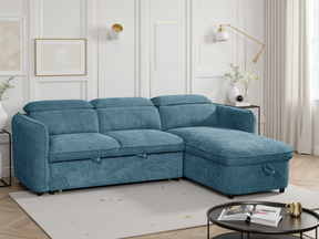 Capri Sofabed Blue Universal Corner - Ready2Go Furniture