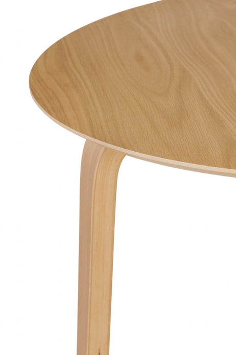 Addison Dining Table Round 1000 Oak