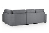 Grey Fabric Large Universal Corner Sofa
