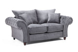 Windsor Fullback Sofa Grey 2 Seater - Ready2Go Furniture