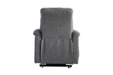 Grey Fabric Lift and Rise Recliner Chair with Lumbar Support