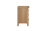 Marsden Bedside Table 3 Drawer Natural Oak (Nett)
