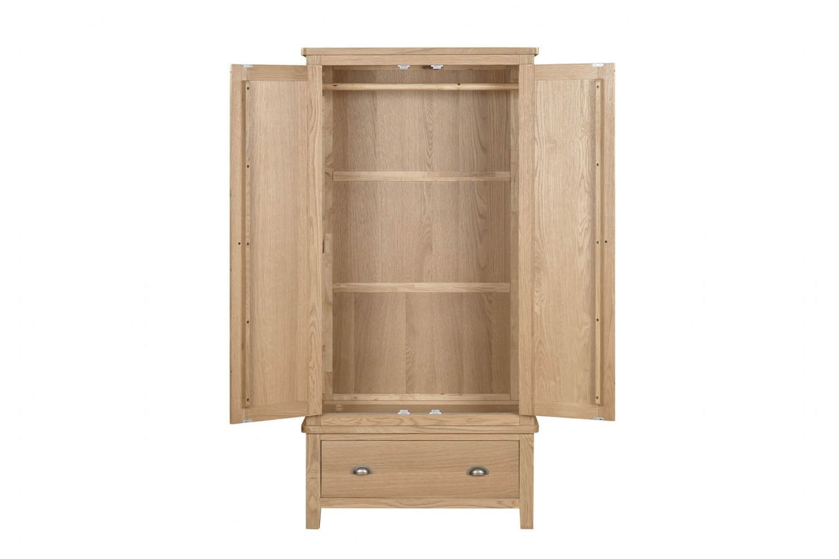 Marsden Wardrobe 2 Door Natural Oak (Nett)