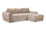 Azzuro Sofabed Mocha Universal Corner - Ready2Go Furniture